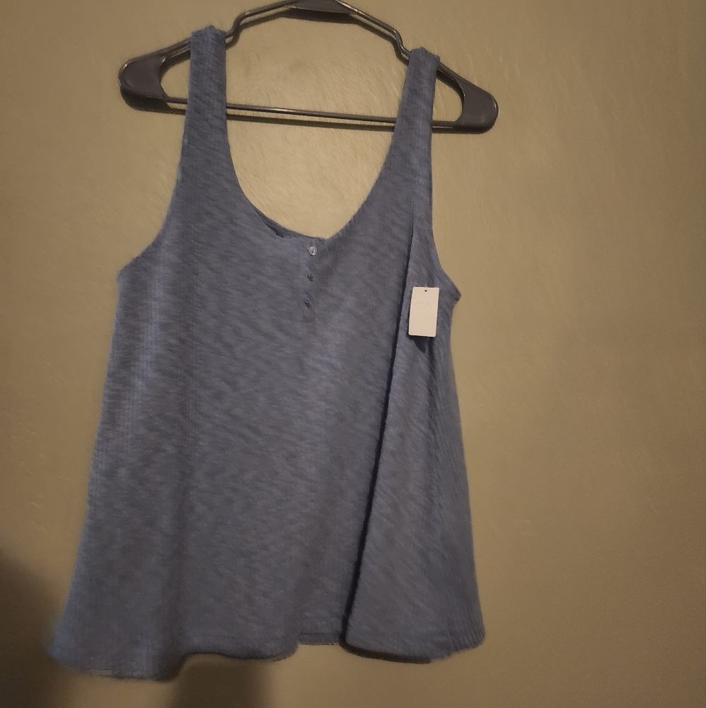 GAP Slub Ribbed Button Tank - Picture 3 of 5
